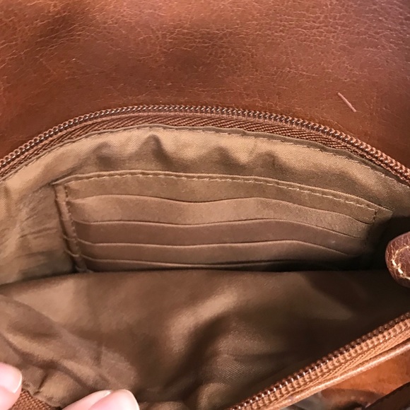 Aurielle Bags Vintage Aurielle Leather Sling Backpack Purse Poshmark